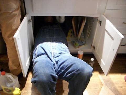 Under Sink Water Heater Installation